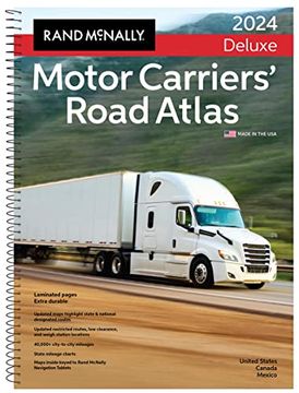 portada Rand Mcnally 2024 Deluxe Motor Carriers' Road Atlas: United States, Canada, Mexico (Rand Mcnally Motor Carriers' Road Atlas Deluxe Edition) 