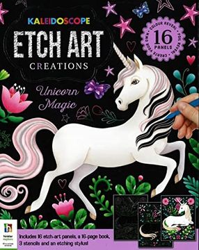 portada Kaleidoscope Etch art Creations: Unicorn Magic (en Inglés)