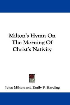 portada milton's hymn on the morning of christ's nativity (in English)