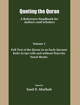 portada Quoting the Quran: A Reference Handbook for Authors and Scholars (1) (en Inglés)
