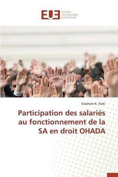 portada Participation des salariés au fonctionnement de la SA en droit OHADA