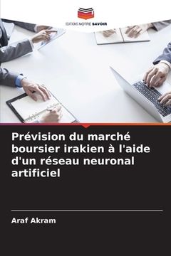 portada Prévision du marché boursier irakien à l'aide d'un réseau neuronal artificiel (in French)