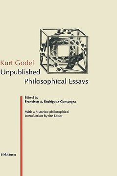 portada kurt godel: unpublished philosophical essays (en Inglés)