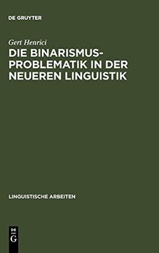 portada Die Binarismus-Problematik in der Neueren Linguistik 