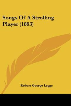 portada songs of a strolling player (1893) (en Inglés)