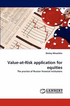 portada value-at-risk application for equities (en Inglés)