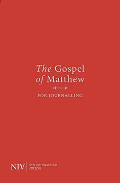 portada Niv Gospel of Matthew for Journalling (en Inglés)