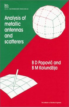 portada Analysis of Metallic Antennas and Scatterers (Electromagnetics and Radar) (en Inglés)