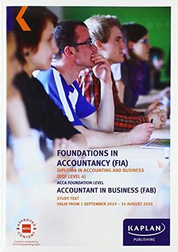 portada Accountant in Business - Study Text (Kaplan Acca Foundations) (en Inglés)
