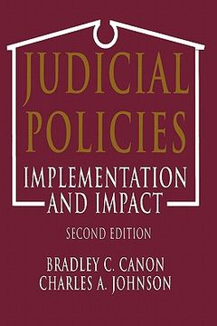 portada judicial policies: implementation and impact, 2nd edition (en Inglés)