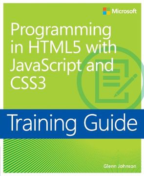 portada Training Guide Programming in Html5 With Javascript and Css3 (Mcsd) (Microsoft Press Training Guide) 