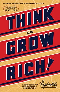 portada Think and Grow Rich: The Original, an Official Publication of The Napoleon Hill Foundation (en Inglés)