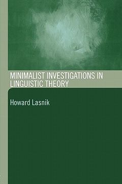 portada minimalist investigations in linguistic theory (in English)