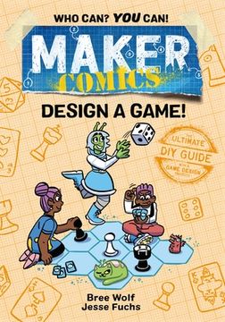 portada Design a Game! (Maker Comics) 