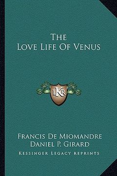 portada the love life of venus (in English)