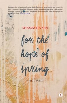 portada For the Hope of Spring: hybrid poems (en Inglés)