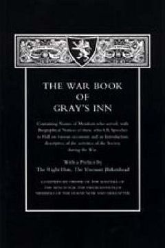 portada War Book of Gray's Inn (en Inglés)