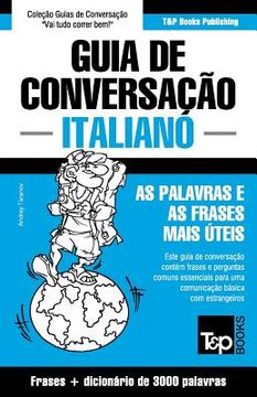 portada Guia de Conversação Português-Italiano e vocabulário temático 3000 palavras (en Portugués)