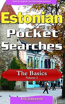 portada Estonian Pocket Searches - The Basics - Volume 2: A set of word search puzzles to aid your language learning (Poclet Languages)