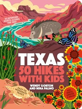 portada 50 Hikes With Kids Texas (en Inglés)