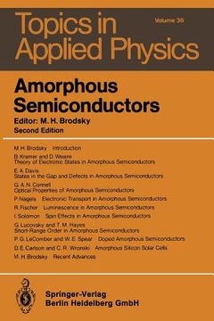 portada amorphous semiconductors (en Inglés)