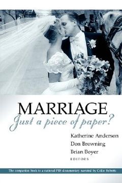 portada marriage - just a piece of paper? (en Inglés)