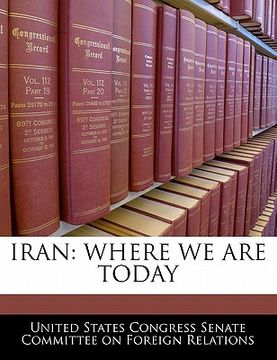 portada iran: where we are today (en Inglés)