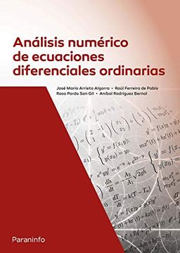 portada Análisis Numérico de Ecuaciones Diferenciales Ordinarias (in Spanish)