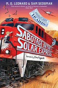 portada Sabotage on the Solar Express (Adventures on Trains, 5) (en Inglés)