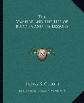 portada the vampire and the life of buddha and its lessons (en Inglés)
