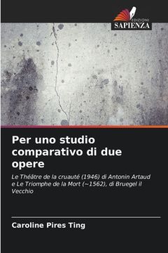 portada Per uno studio comparativo di due opere (in Italian)