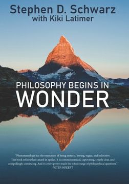 portada Philosophy Begins in Wonder (en Inglés)