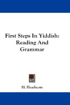 portada first steps in yiddish: reading and grammar