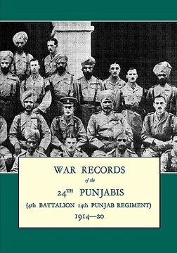 portada war records of the 24th punjabis 1914-20(4th battalion 14th punjab regiment) (en Inglés)