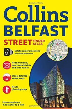 portada Collins Belfast Streetfinder Colour Atlas
