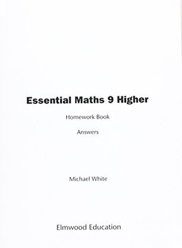portada Essential Maths 9 Higher Homework Book Answers