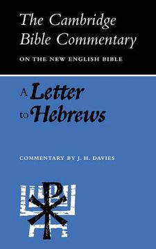 portada Cambridge Bible Commentaries: New Testament 17 Volume Paperback Set: A Letter to Hebrews (Cambridge Bible Commentaries on the new Testament) (in English)