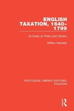 portada Routledge Library Editions: Taxation (en Inglés)