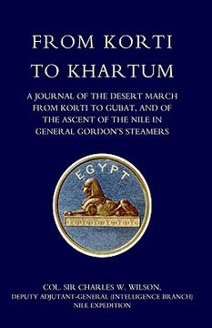 portada from korti to khartum (1885 nile expedition) (in English)