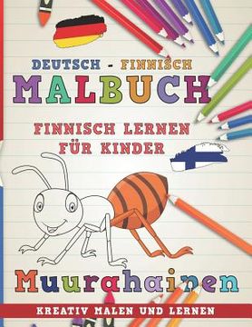 portada Malbuch Deutsch - Finnisch I Finnisch Lernen F (en Alemán)