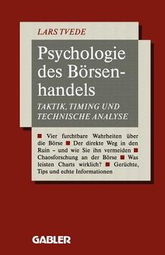 portada Psychologie Des Börsenhandels: Taktik, Timing Und Technische Analyse (en Alemán)