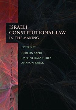 portada Israeli Constitutional Law in the Making (Hart Studies in Comparative Public Law)
