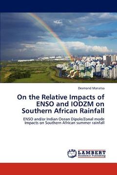 portada on the relative impacts of enso and iodzm on southern african rainfall (en Inglés)