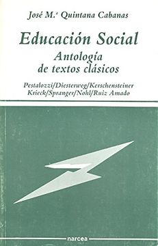 portada Educación Social. Antología de Textos Clásicos
