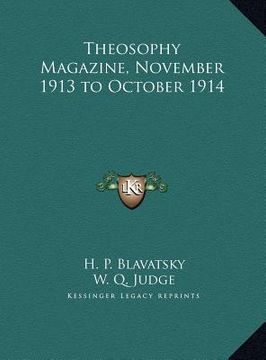 portada theosophy magazine, november 1913 to october 1914 (in English)