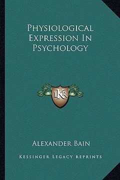portada physiological expression in psychology
