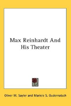 portada max reinhardt and his theater