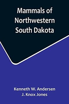 portada Mammals of Northwestern South Dakota (en Inglés)