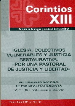 portada Iglesia, colectivos vulnerables y justicia restaurativa.por una pastoral de justicia y libertad (Corintios)