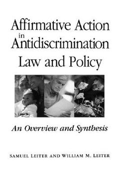 portada affirmative action in antidiscriminat: an overview and synthesis